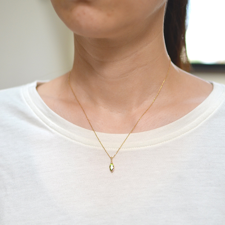 umu -アム- FINE JEWELRY STUIDIOK10 ペリドット ペンダントトップ 「beato」pn0699_i2.jpg
