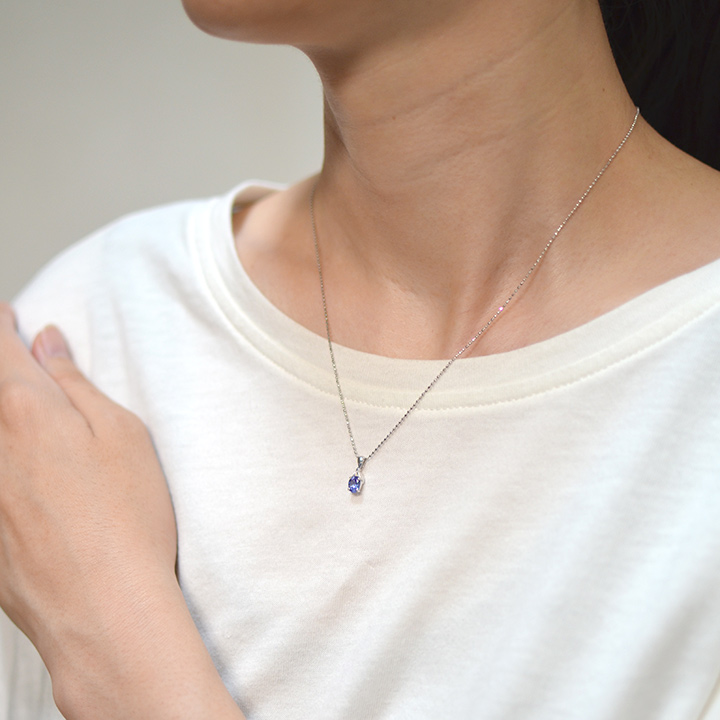 umu -アム- FINE JEWELRY STUIDIOK18 タンザナイト ダイヤモンド ペンダントトップ 「calzare」pn0700_i3.jpg