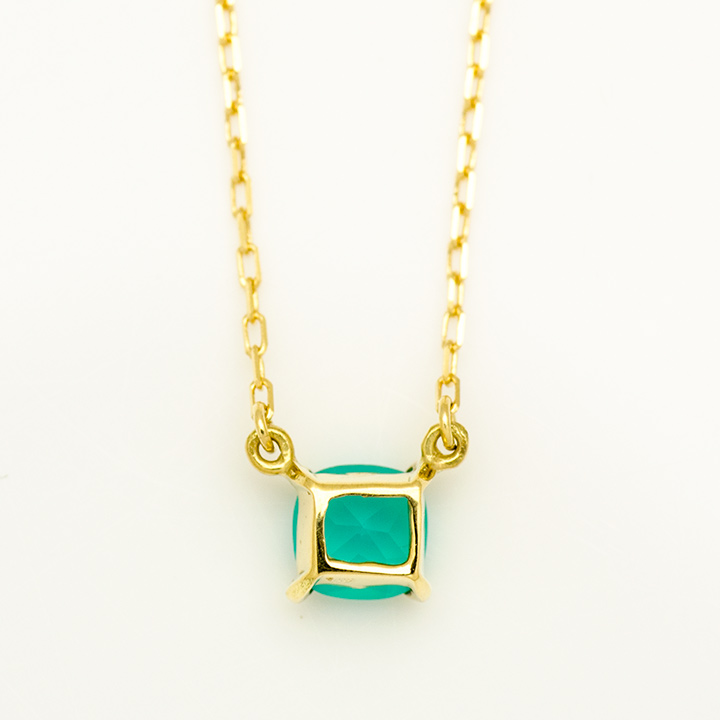 umu -アム- FINE JEWELRY STUIDIOK18 シーブルーカルセドニー ネックレスpn0702_u.jpg