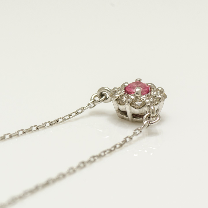 umu -アム- FINE JEWELRY STUIDIOPT900 ロードクロサイト ダイヤモンド ネックレス 「notte」pn0704_s.jpg