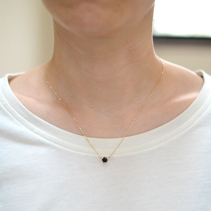 umu -アム- FINE JEWELRY STUIDIOK10 オニキス ネックレス 「reginetta」pn0709_i2.jpg