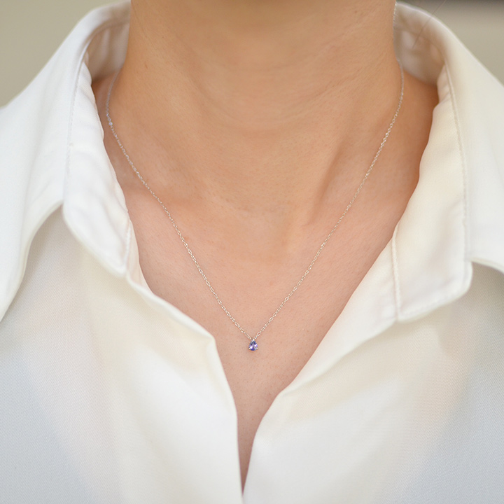 umu -アム- FINE JEWELRY STUIDIOK18 タンザナイト ペンダント 「sgrondare」pn0720_i2.jpg