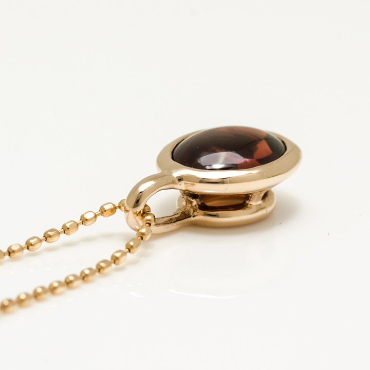 K18 ガーネット ペンダントトップ 「ignudo」[商品番号:PN0728