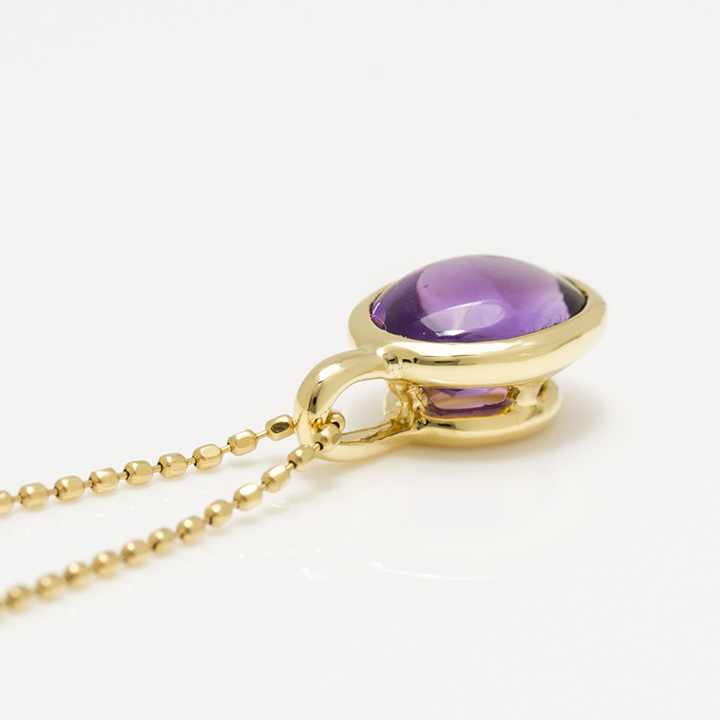 umu -アム- FINE JEWELRY STUIDIOK18 アメシスト ペンダントトップ 「ignudo」pn0729_s.jpg