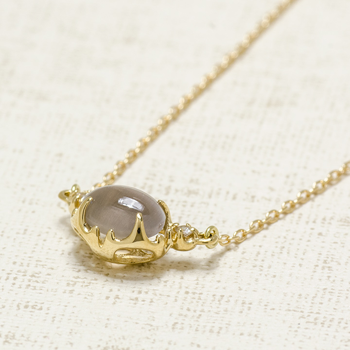 umu -アム- FINE JEWELRY STUIDIOシリマナイトキャッツアイ ダイヤモンド ネックレス「giocare」pn0730_kanban2.jpg