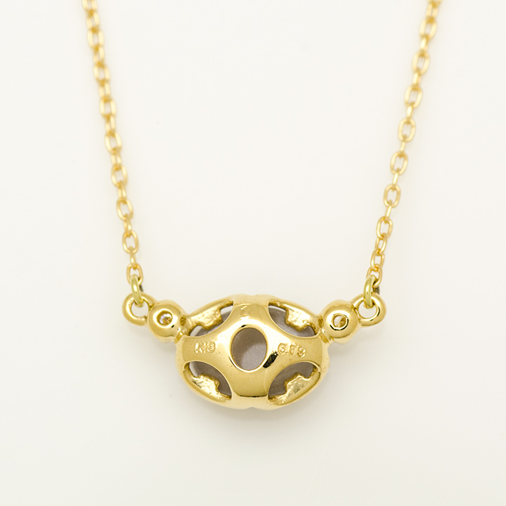 umu -アム- FINE JEWELRY STUIDIOシリマナイトキャッツアイ ダイヤモンド ネックレス「giocare」pn0730_u.jpg