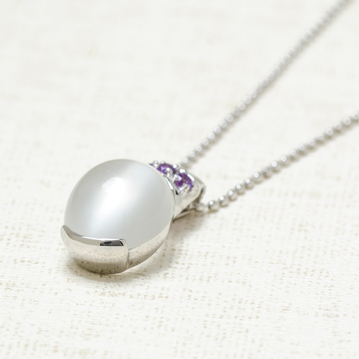 umu -アム- FINE JEWELRY STUIDIOムーンストーン アメシスト ペンダントトップpn0731_kanban2.jpg