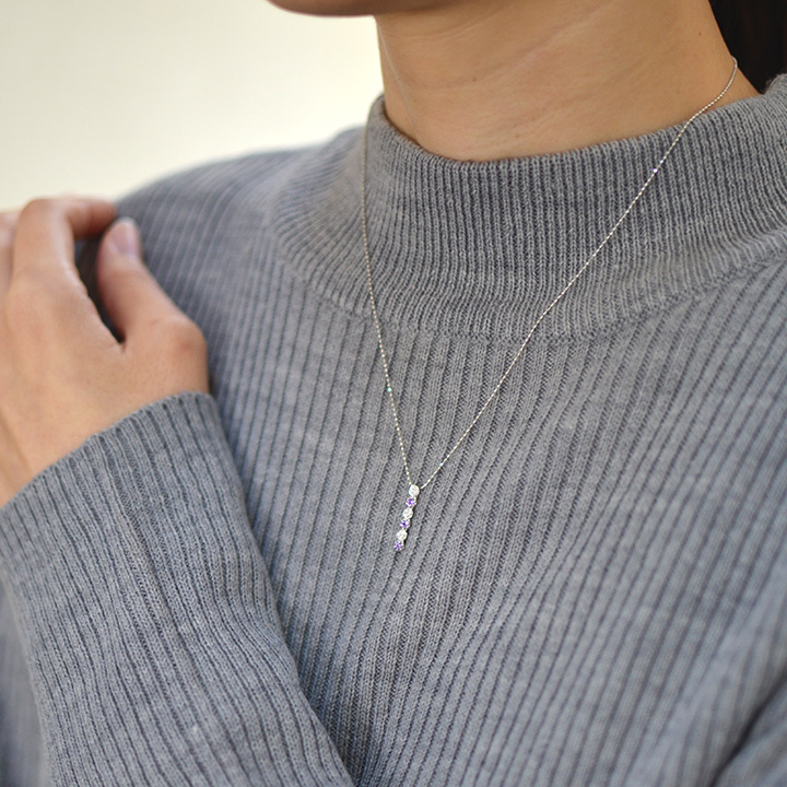 umu -アム- FINE JEWELRY STUIDIOK10 アメシスト バラモチーフ ペンダントトップ 「rosa」pn0732_i3.jpg