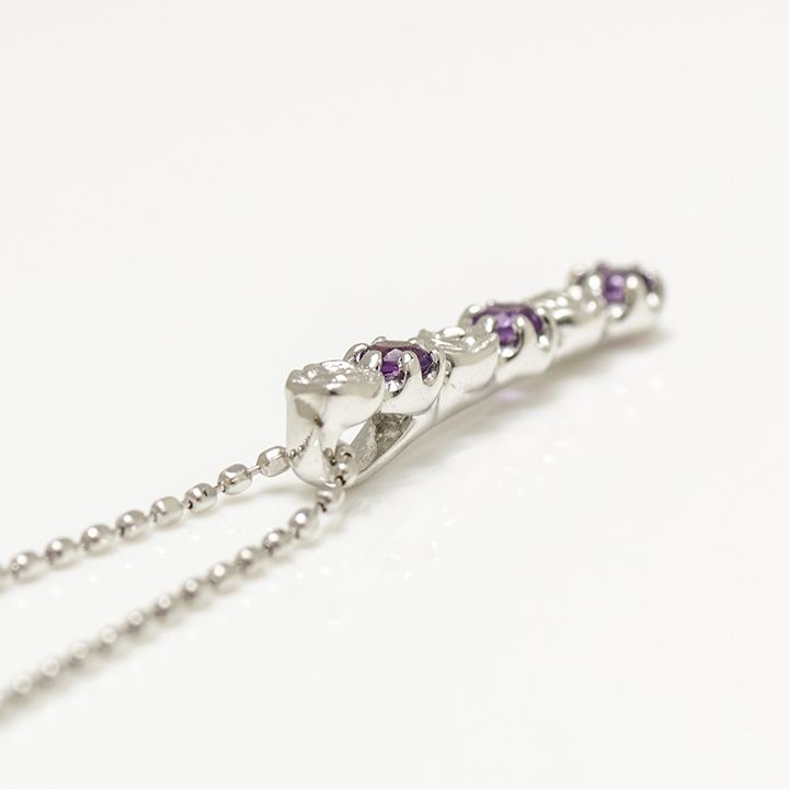 umu -アム- FINE JEWELRY STUIDIOK10 アメシスト バラモチーフ ペンダントトップ 「rosa」pn0732_s.jpg