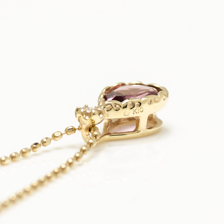 umu -アム- FINE JEWELRY STUIDIOK10 ロードライトガーネット ダイヤモンド ペントップ 「goccia」pn0740_s.jpg