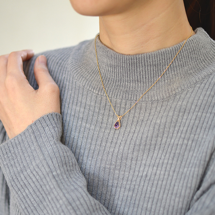 umu -アム- FINE JEWELRY STUIDIOK10 アメシスト ペンダントトップpn0741_i3.jpg
