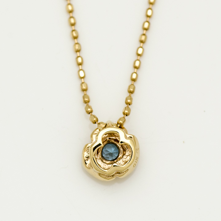 umu -アム- FINE JEWELRY STUIDIOK10 ブルートパーズ ローズ ペンダントトップ 「romantica」pn0745_u.jpg