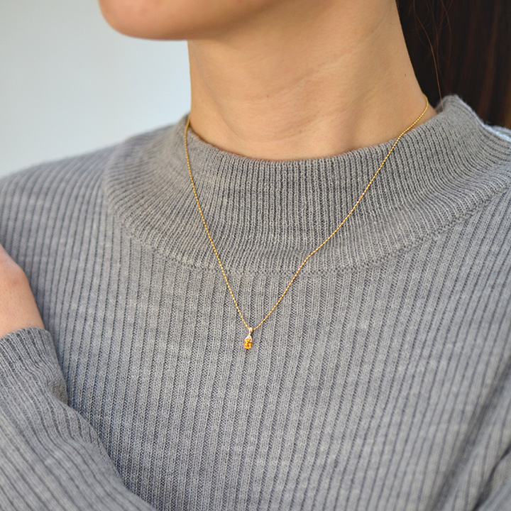 umu -アム- FINE JEWELRY STUIDIOK10 シトリン ダイヤモンド ペンダントトップ 「calzare」pn0746_i3.jpg
