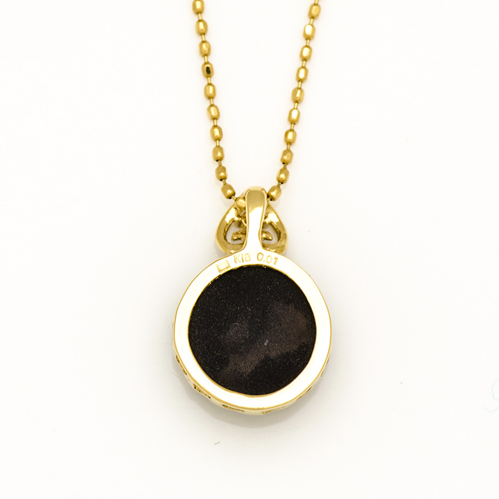 umu -アム- FINE JEWELRY STUIDIOK18 オニキス ダイヤモンド ペンダントトップ 「doma」pn0750_u.jpg