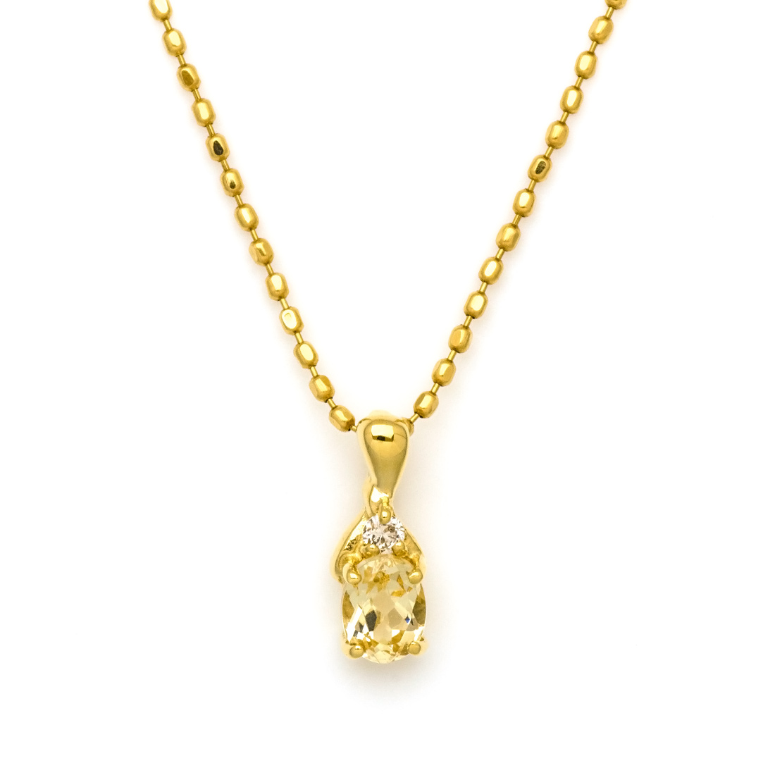 umu -アム- FINE JEWELRY STUIDIOK18 グロッシュラーライトガーネット ペントップ 「calzare」pn0751.jpg