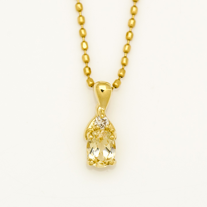 umu -アム- FINE JEWELRY STUIDIOK18 グロッシュラーライトガーネット ペントップ 「calzare」pn0751_m.jpg