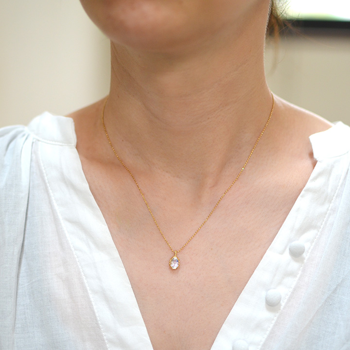 umu -アム- FINE JEWELRY STUIDIOK18 ブルームーンストーン ペンダントトップ 「fresco」pn0757_i2.jpg