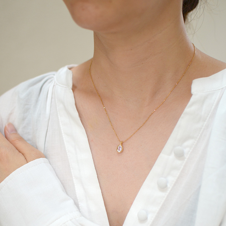 umu -アム- FINE JEWELRY STUIDIOK18 ブルームーンストーン ペンダントトップ 「fresco」pn0757_i3.jpg
