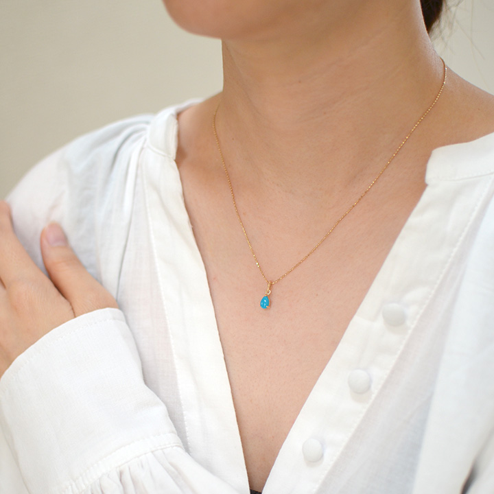 umu -アム- FINE JEWELRY STUIDIOK10 ターコイズ ペンダントトップpn0759_i3.jpg