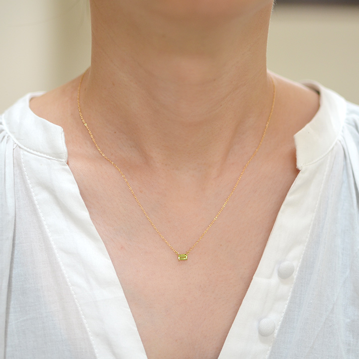 umu -アム- FINE JEWELRY STUIDIOペリドット ネックレス 「formella」pn0762_i2.jpg