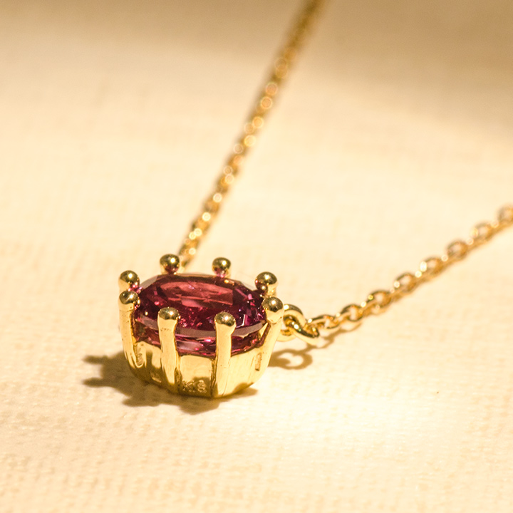 umu -アム- FINE JEWELRY STUIDIOカラーチェンジガーネット ネックレス 「santo」pn0764_kanban2.jpg