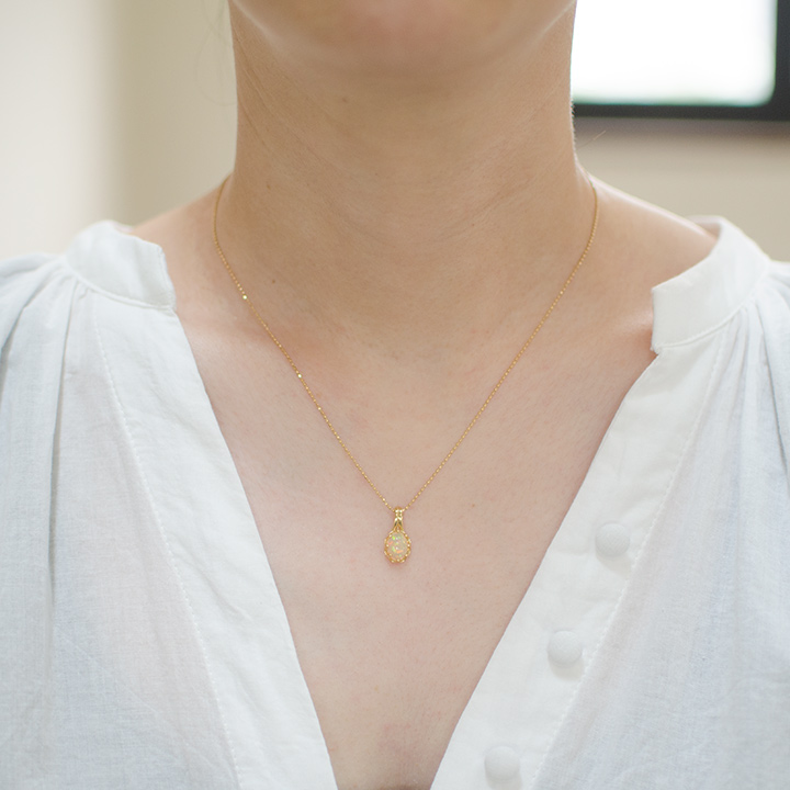 umu -アム- FINE JEWELRY STUIDIOK18 オパール ペンダントトップpn0765_i2.jpg