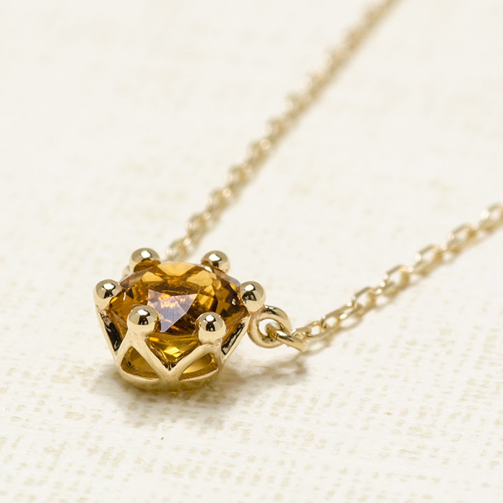 umu -アム- FINE JEWELRY STUIDIOシトリン ネックレス 「reginetta」pn0766_kanban2.jpg