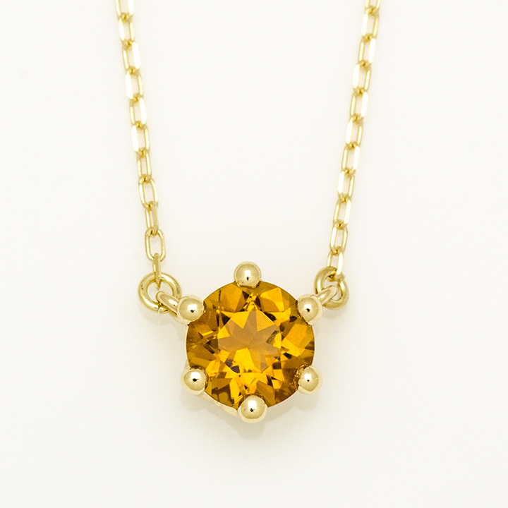umu -アム- FINE JEWELRY STUIDIOシトリン ネックレス 「reginetta」pn0766_m.jpg