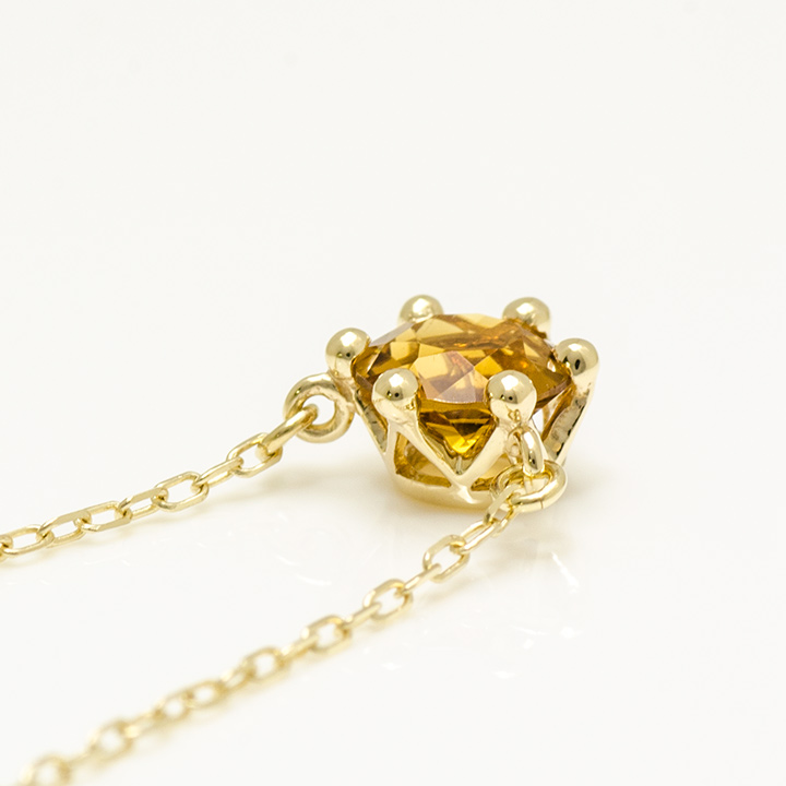 umu -アム- FINE JEWELRY STUIDIOシトリン ネックレス 「reginetta」pn0766_s.jpg