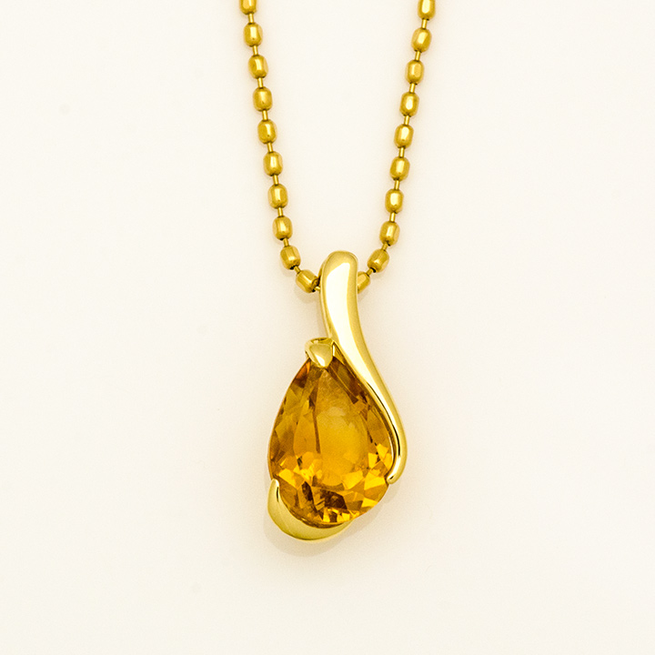 umu -アム- FINE JEWELRY STUIDIOK18 シトリン ペンダントトップpn0767_m.jpg