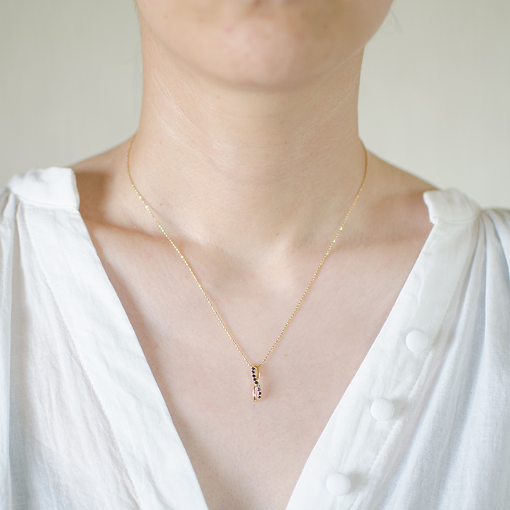 umu -アム- FINE JEWELRY STUIDIOK18 ブラックダイヤモンド ペンダントトップpn0769_i3.jpg