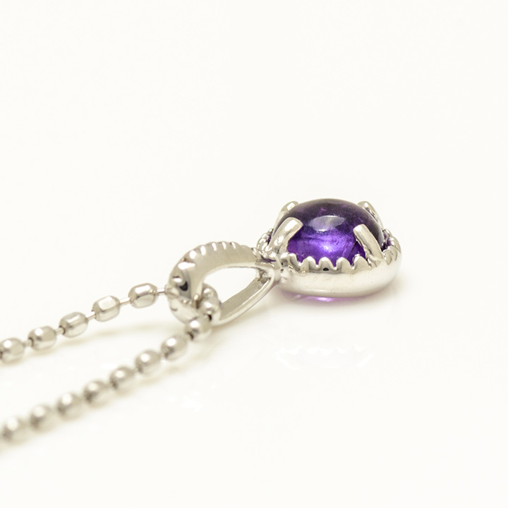 umu -アム- FINE JEWELRY STUIDIOK18 カボション アメシスト ペンダントトップ 「amaretto」pn0773_s.jpg
