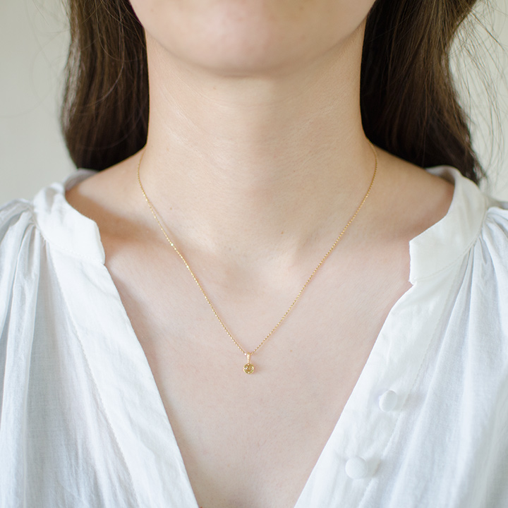 umu -アム- FINE JEWELRY STUIDIOK18 カボション ペリドット ペンダントトップ 「amaretto」pn0774_i2.jpg