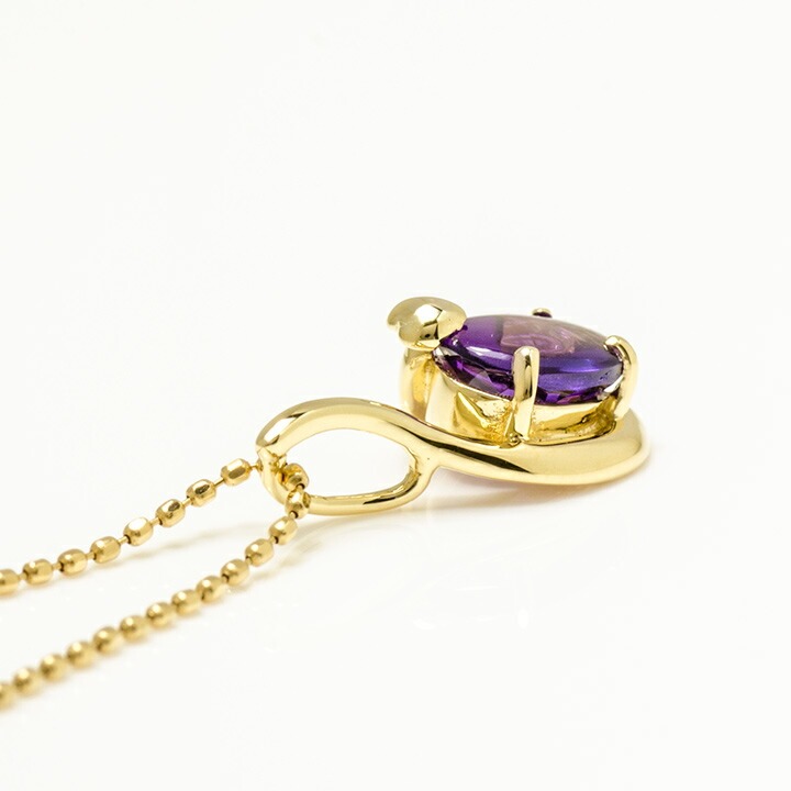 umu -アム- FINE JEWELRY STUIDIOK18 アメシスト プチハート ペンダントトップpn0777_s.jpg