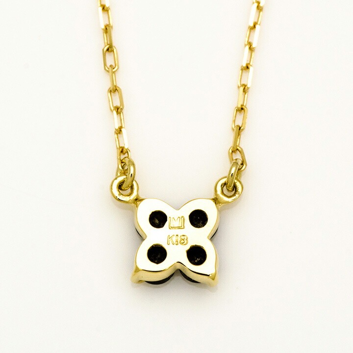 umu -アム- FINE JEWELRY STUIDIOブラックダイヤモンド フラワーモチーフネックレス 「arte」pn0780_u.jpg