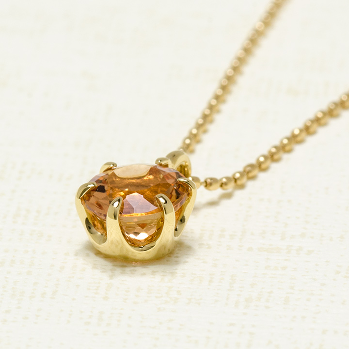 umu -アム- FINE JEWELRY STUIDIOK18 インペリアルトパーズ ダイヤモンド ペンダントトップ 「calzare」pn0781_kanban2.jpg