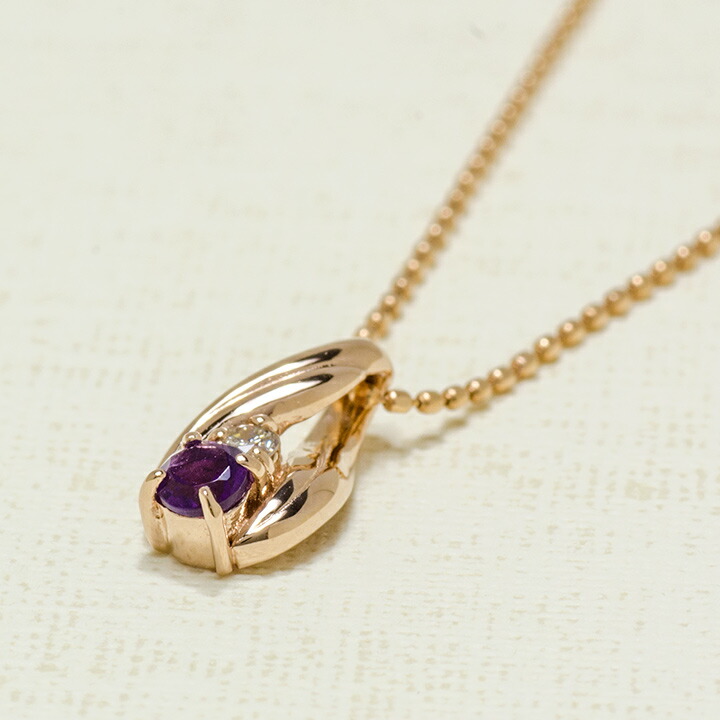 umu -アム- FINE JEWELRY STUIDIOアメシスト ダイヤモンド ペンダントトップpn0783_kanban2.jpg