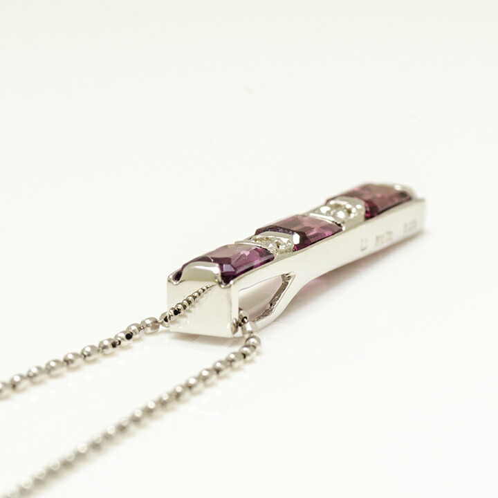 umu -アム- FINE JEWELRY STUIDIOロードライトガーネット ペンダントトップ 「lucente」pn0784_s2.jpg
