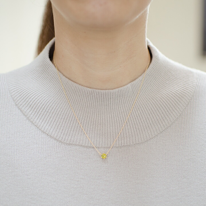 umu -アム- FINE JEWELRY STUIDIOカナリートルマリン ネックレス 「reginetta」pn0787_i2.jpg