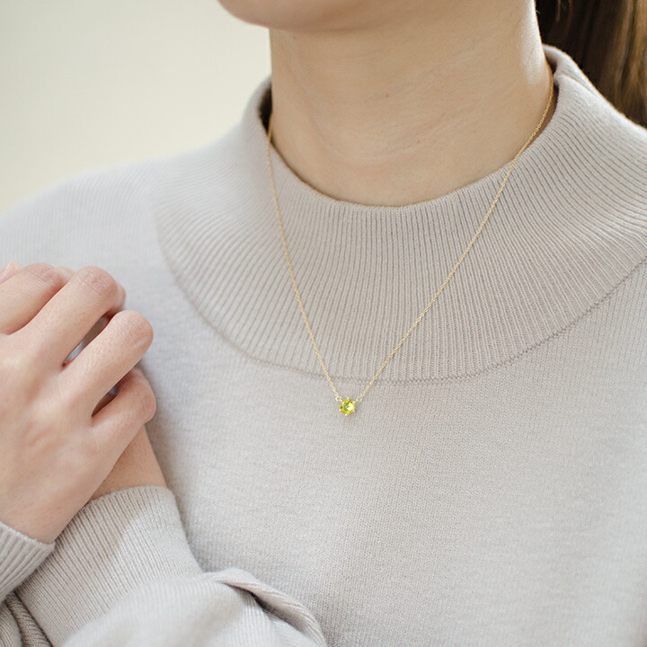 umu -アム- FINE JEWELRY STUIDIOカナリートルマリン ネックレス 「reginetta」pn0787_i3.jpg