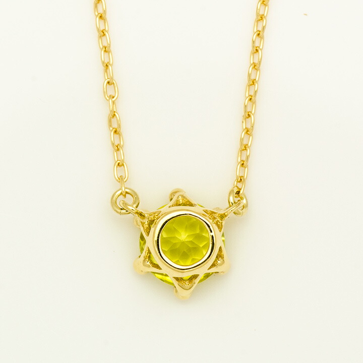 umu -アム- FINE JEWELRY STUIDIOカナリートルマリン ネックレス 「reginetta」pn0787_u2.jpg
