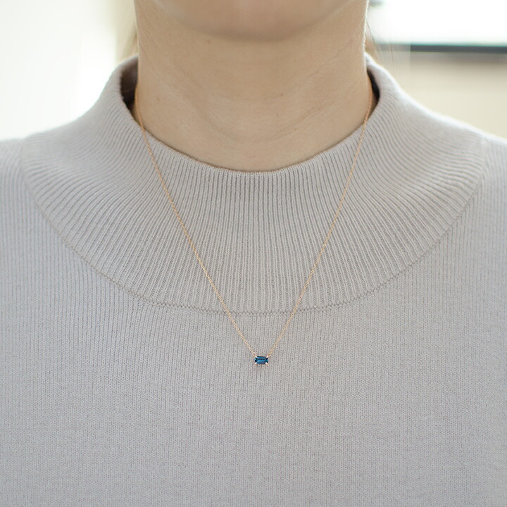 umu -アム- FINE JEWELRY STUIDIOロンドンブルートパーズ ネックレス 「formella」pn0791_i2.jpg