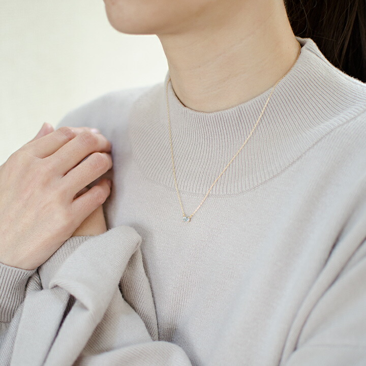 umu -アム- FINE JEWELRY STUIDIOアクアマリン ネックレス 「formella」pn0792_i3.jpg
