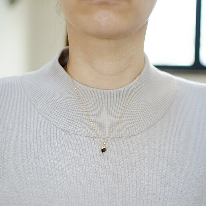 umu -アム- FINE JEWELRY STUIDIOスモーキークォーツ ハート ペンダントトップpn0794_i2.jpg