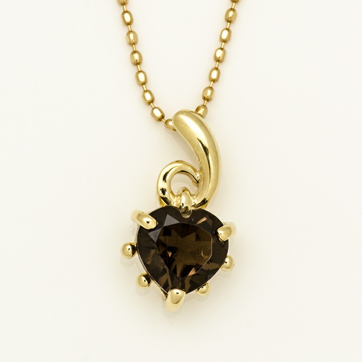 umu -アム- FINE JEWELRY STUIDIOスモーキークォーツ ハート ペンダントトップpn0794_m2.jpg