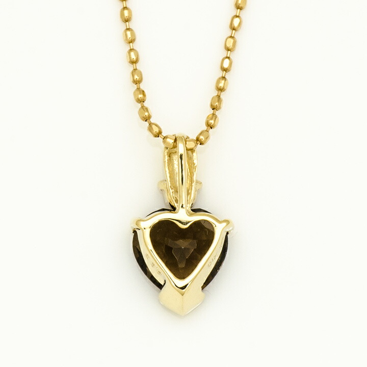 umu -アム- FINE JEWELRY STUIDIOスモーキークォーツ ダイヤモンド ハート ペンダントトップpn0795_u.jpg
