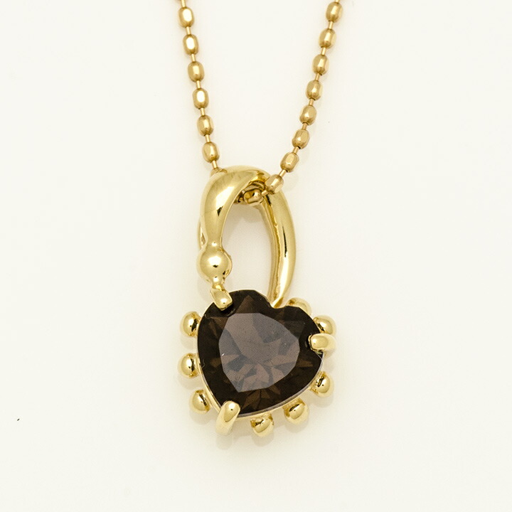 umu -アム- FINE JEWELRY STUIDIOスモーキークォーツ ハート ペンダントトップpn0796_m2.jpg