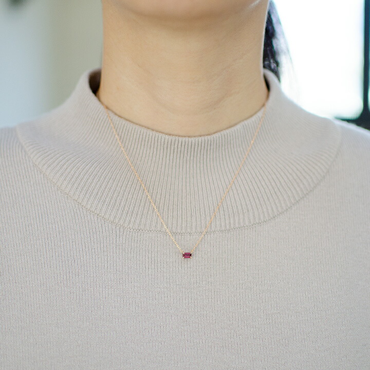 umu -アム- FINE JEWELRY STUIDIOロードライトガーネット ネックレス 「formella」pn0798_i2.jpg