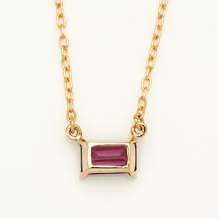 umu -アム- FINE JEWELRY STUIDIOロードライトガーネット ネックレス 「formella」pn0798_u2.jpg