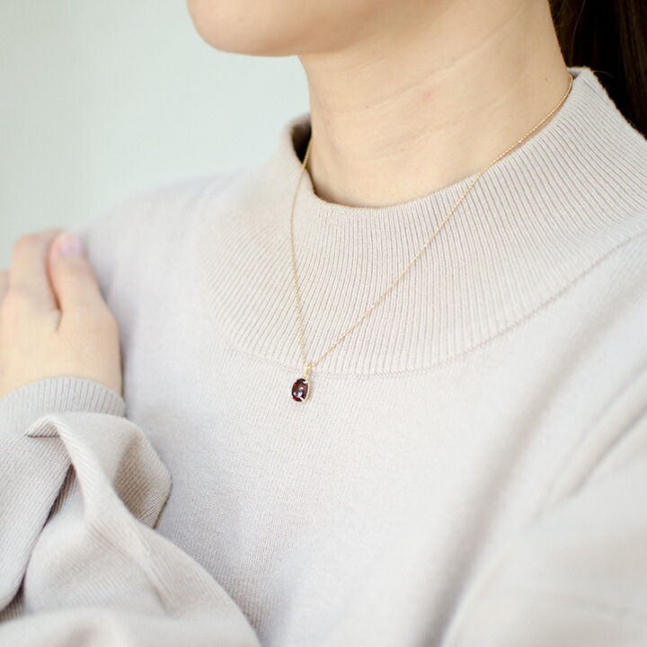 umu -アム- FINE JEWELRY STUIDIOガーネット ペンダントトップ 「bagliore」pn0799_i3.jpg